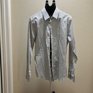 Express Extra Slim Fit dress shirt ;Lg 16-16 1/2